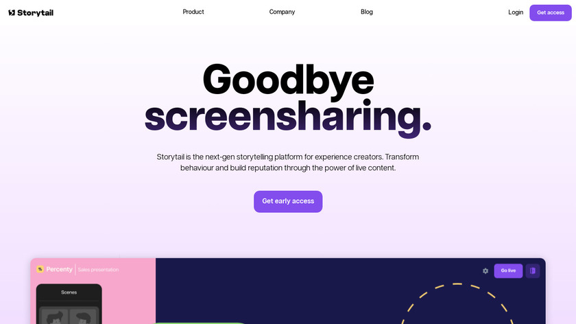 Storytail Landing Page