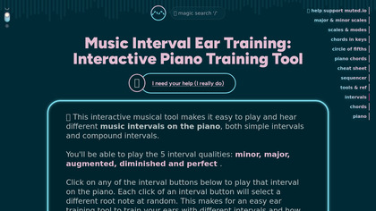 Music Interval Training Tool image