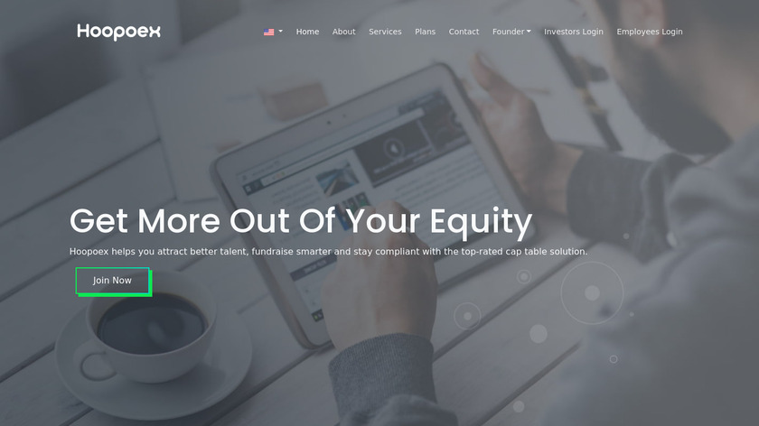 Hoopoex Landing Page