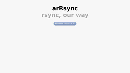 arRsync image