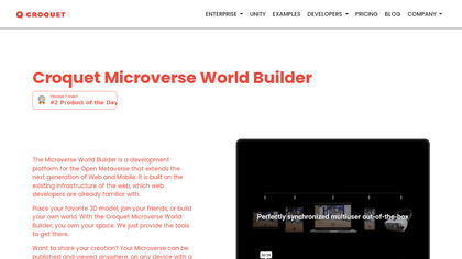 Croquet Microverse World Builder image