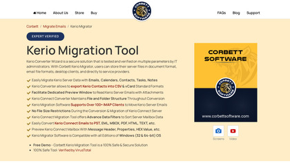 Corbett Kerio Migrator image