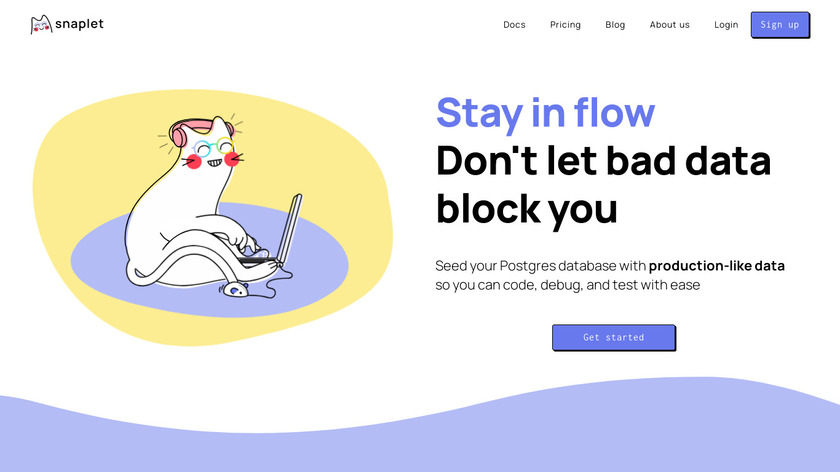 Snaplet Landing Page