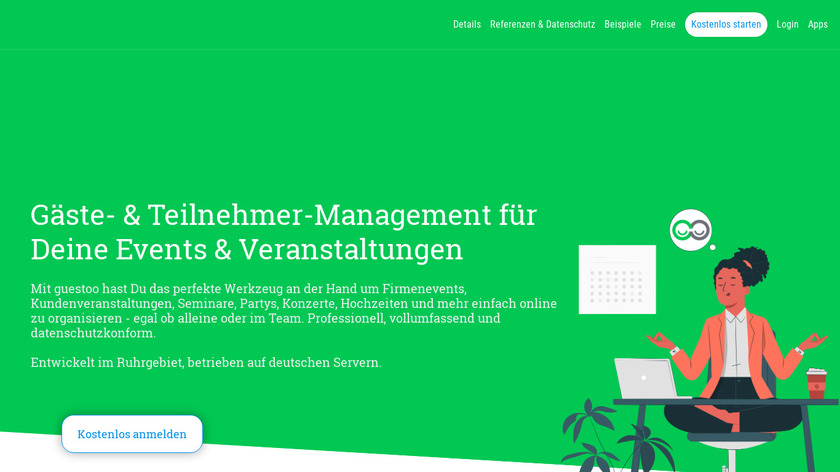 Guestoo Landing Page