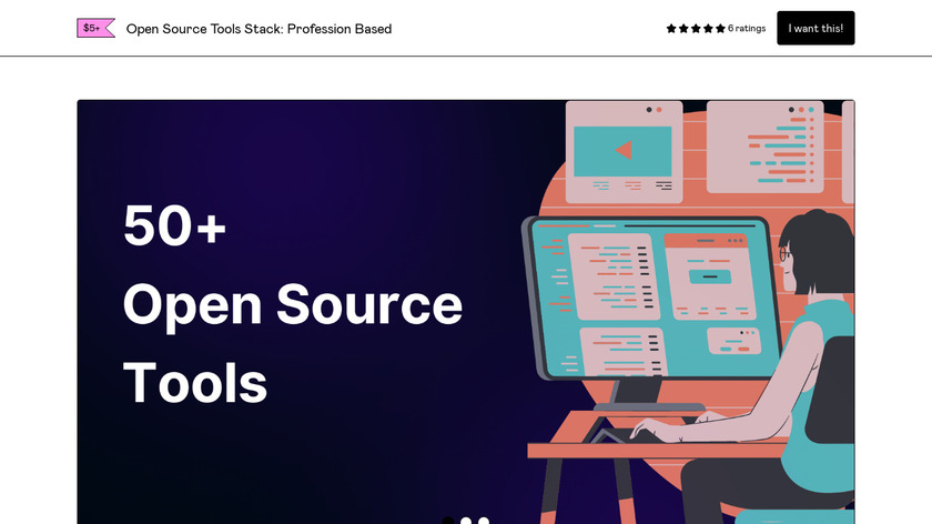 Open Source Tools Stack! Landing Page