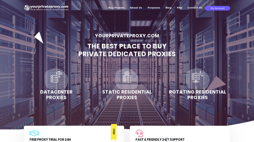YourPrivateProxy Landing Page