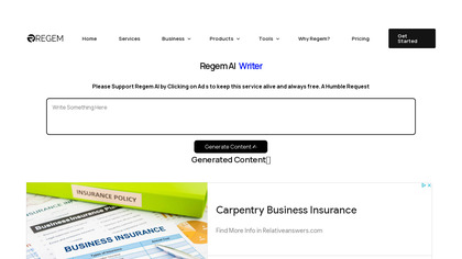 Regem AI Content Writer image