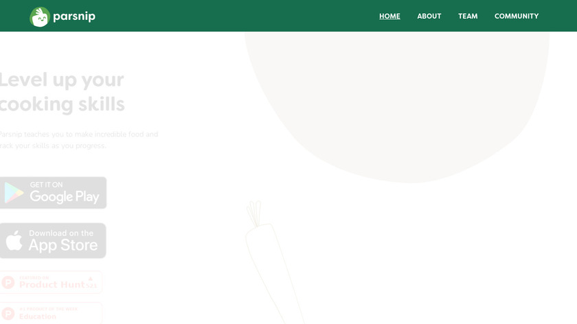 Parsnip Landing Page