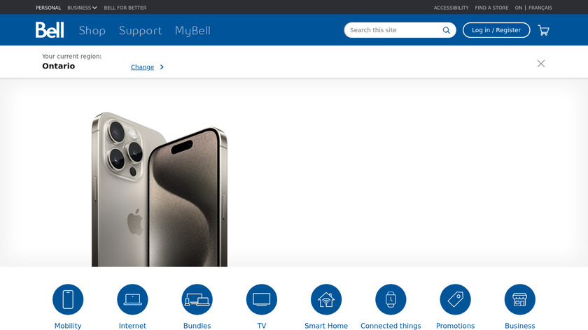 Bell Landing Page
