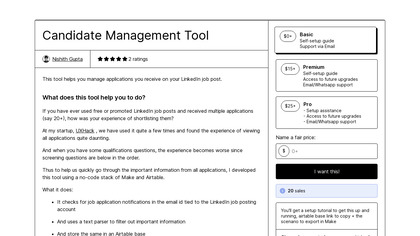 Candidate Management Tool image