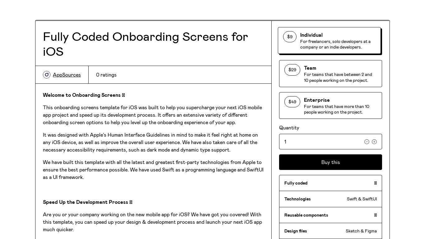 Onboarding by AppSources Landing page
