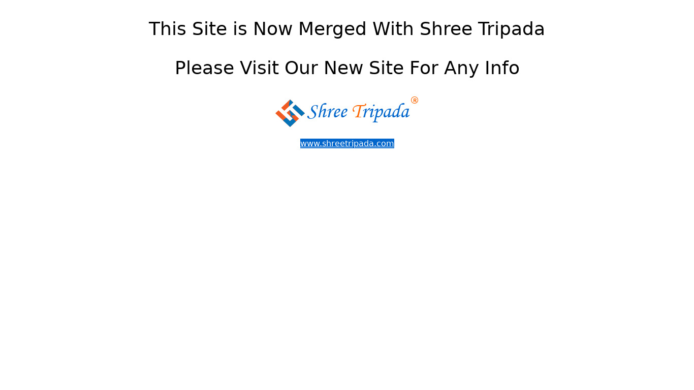 Shree Tripada Sms Landing page