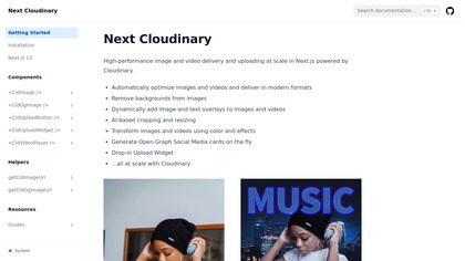 Next Cloudinary image