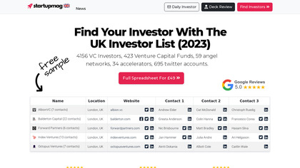Startupmag.co.uk - Find Your Investor! image