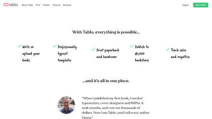 Tablo Publishing image