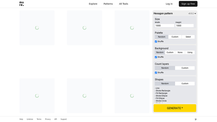 more.graphics Landing Page