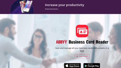 ABBY Business Card Reader image