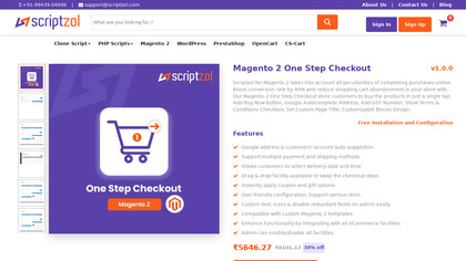 Scriptzol Magento2 One Step Checkout image