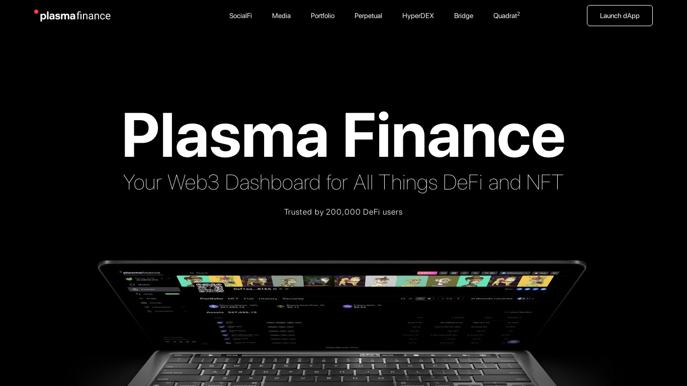 Plasma.Finance by Plasma Alliance 🚀 Landing page