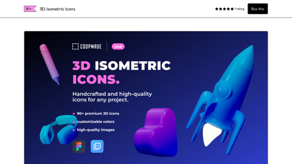 3D Figma Isometric Icons image