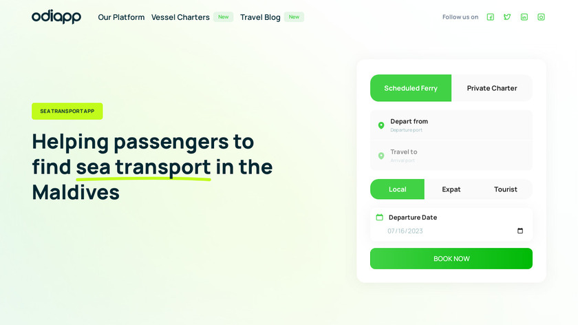 ODIAPP Landing Page