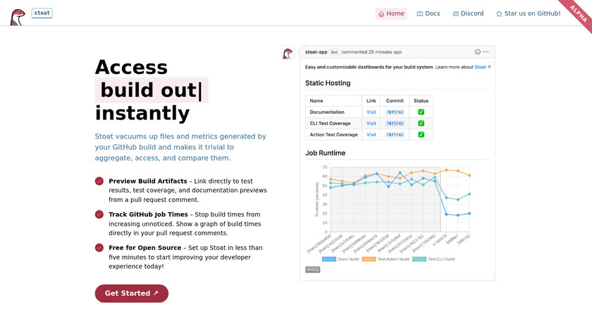 stoat.dev Landing Page
