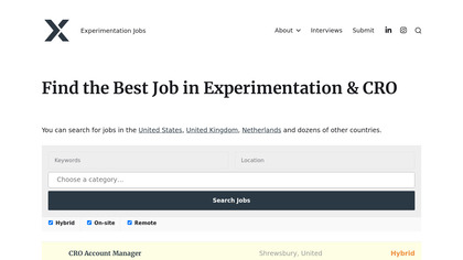 Experimentation Jobs image