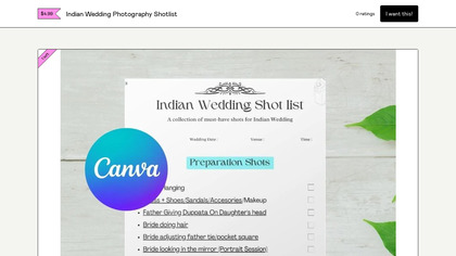 Wedding Photography Shotlist image