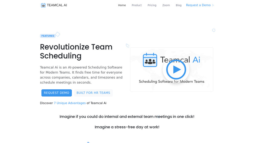 Teamcal Ai Landing Page