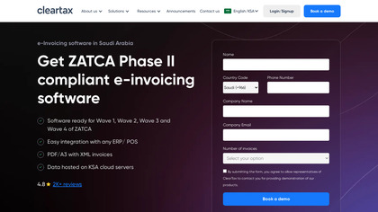 Cleartax E-invoicing Software image