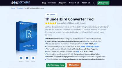 4n6 Thunderbird Converter Software image