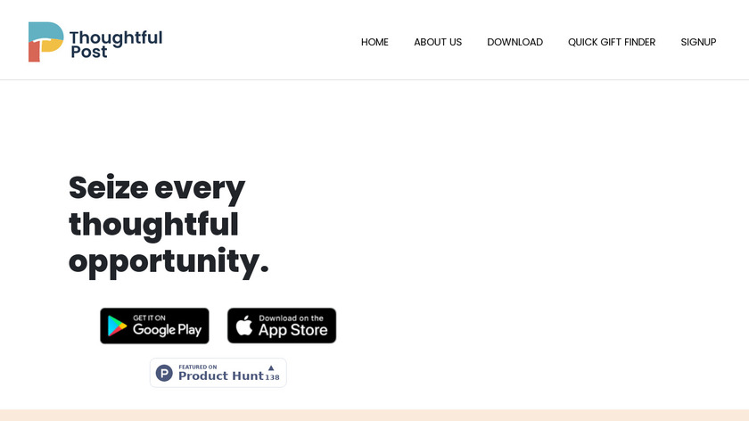 ThoughtfulPost Landing Page