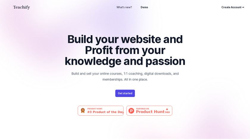 Teachify Landing Page