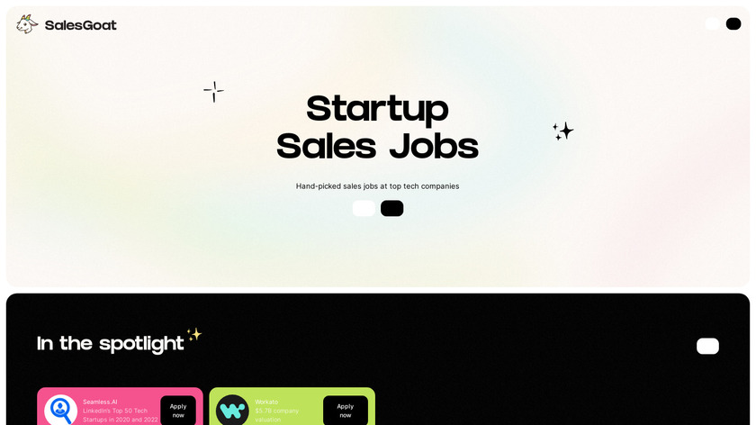 SalesGoat Landing Page