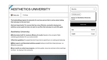 Aesthetics University image