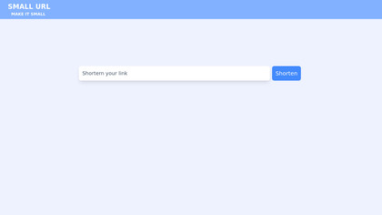 Super Fast URL SHORTNER image
