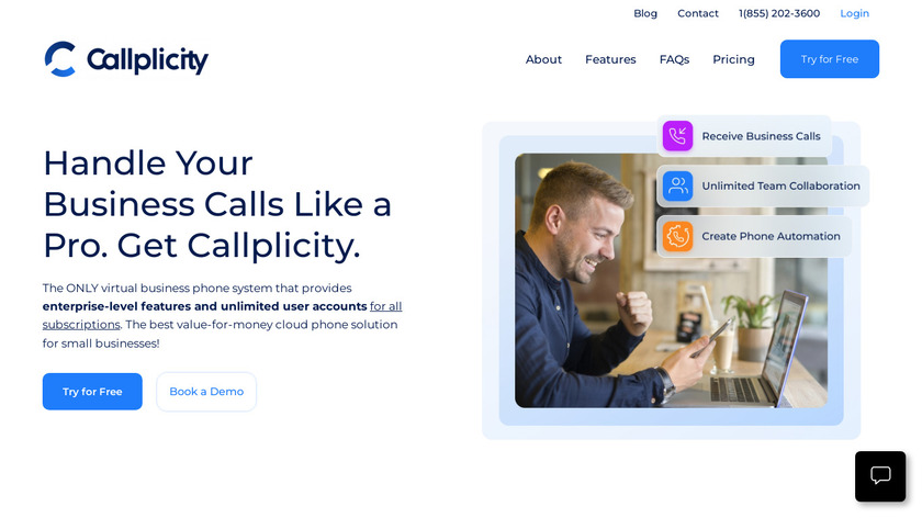 Callplicity Landing Page