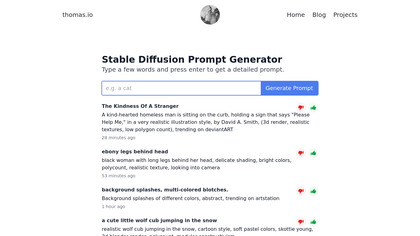 Stable Diffusion Prompt Generator image