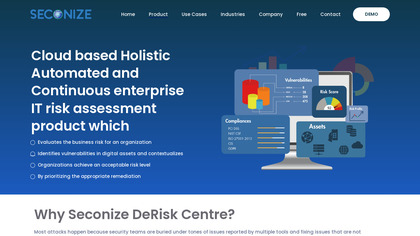 Seconize DeRisk Centre image