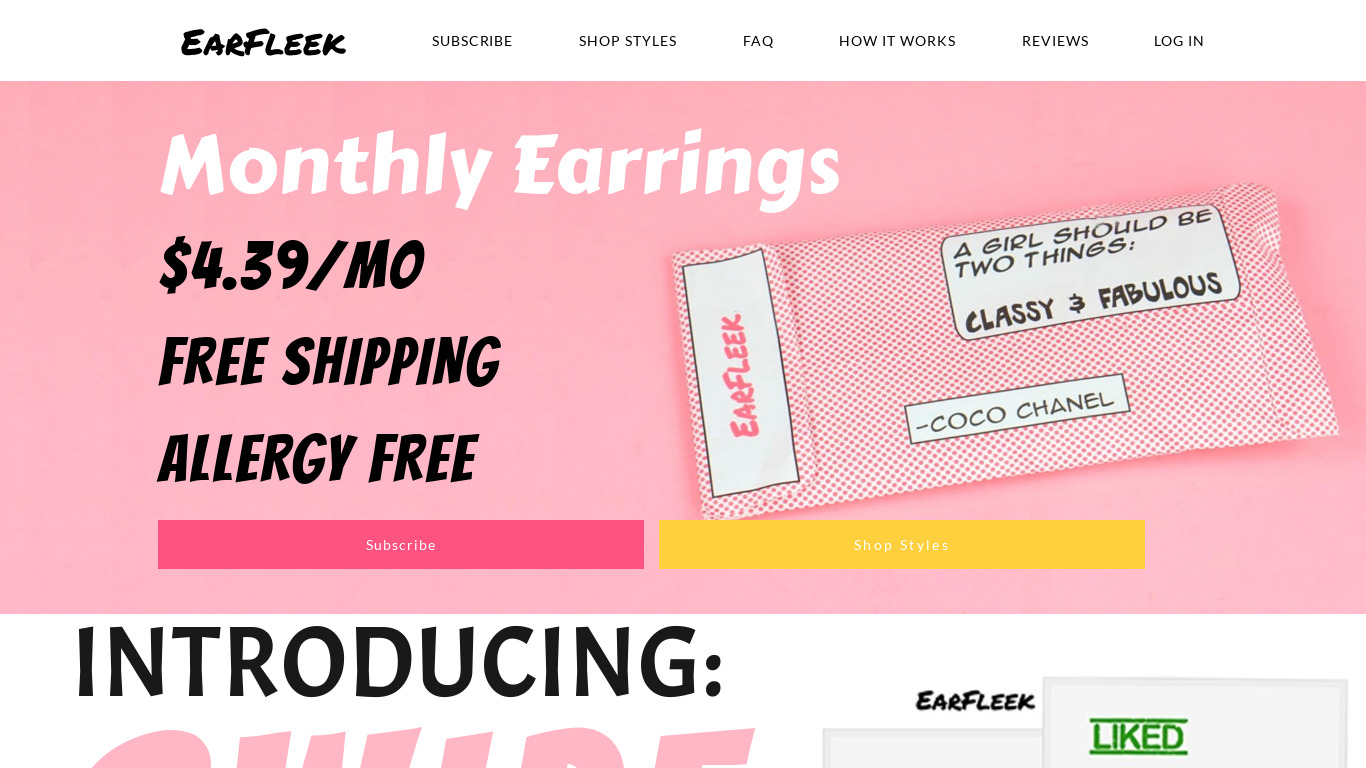 Clasp Landing page