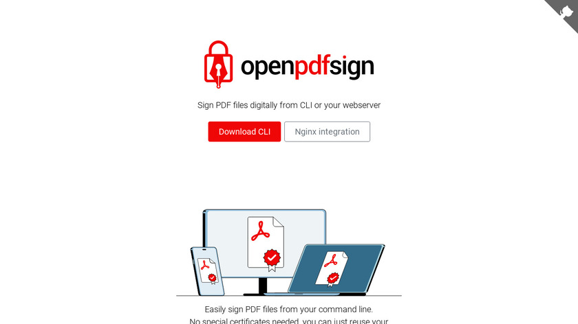 open-pdf-sign Landing Page