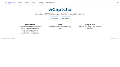 wCaptcha image