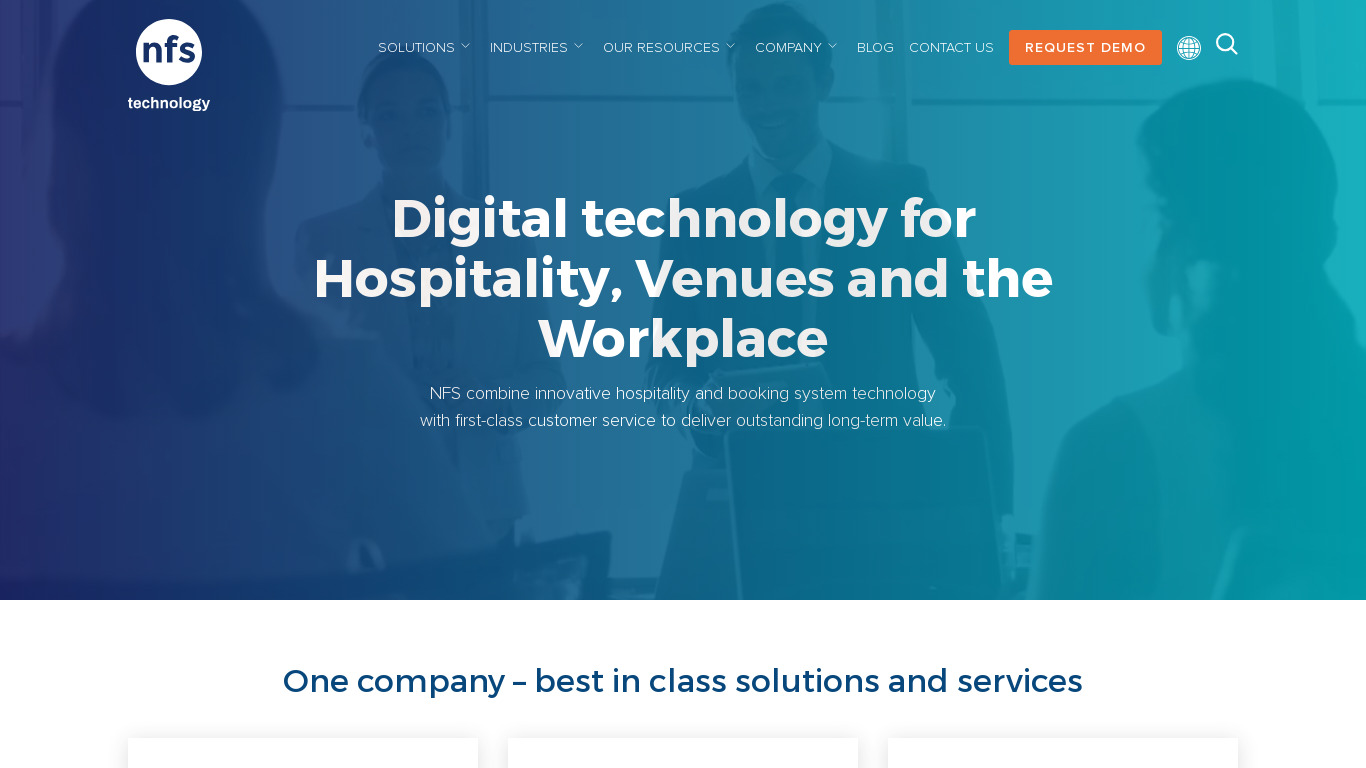 NFS Technology Landing page
