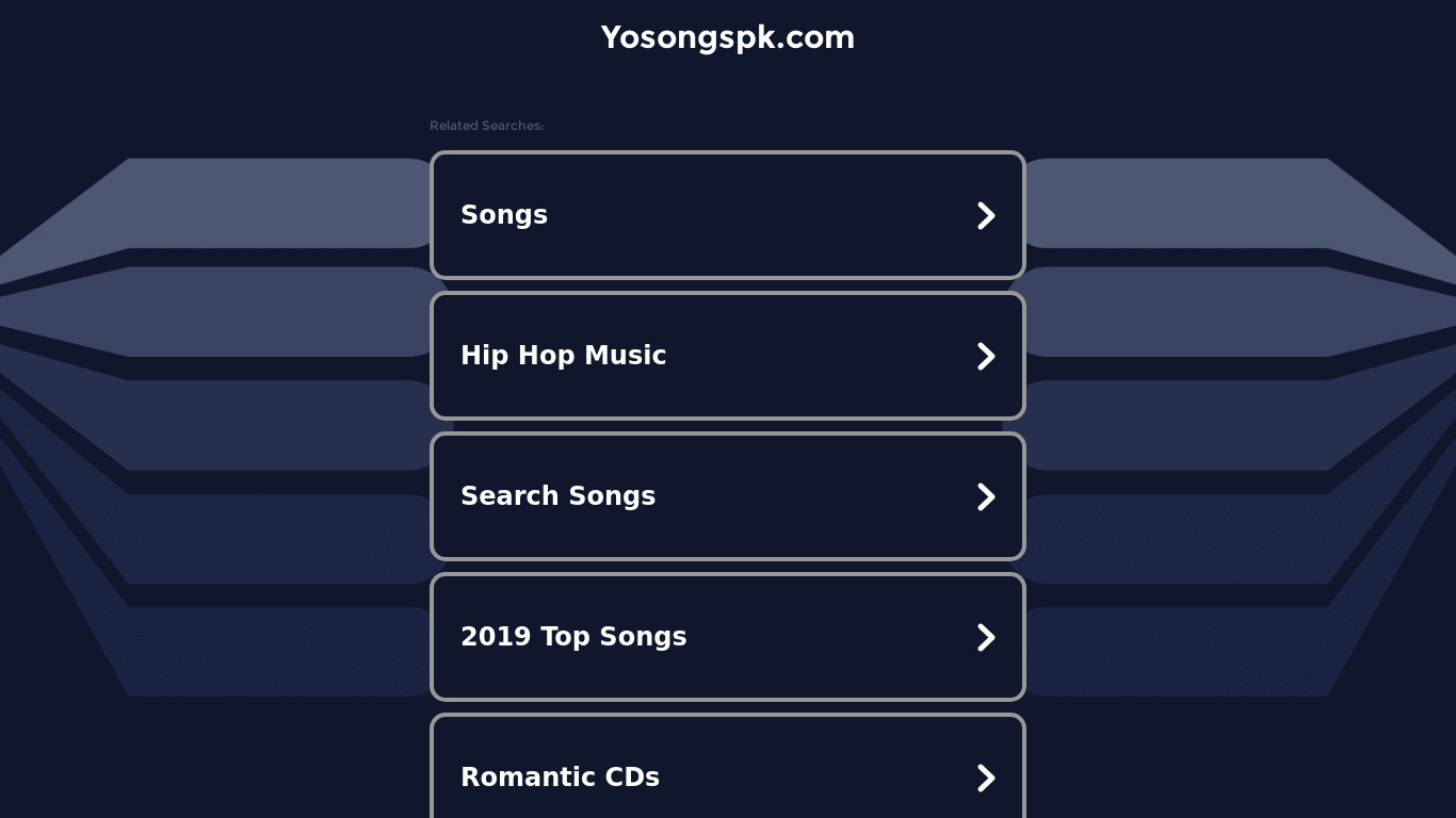 YoSongsPK Music Landing page