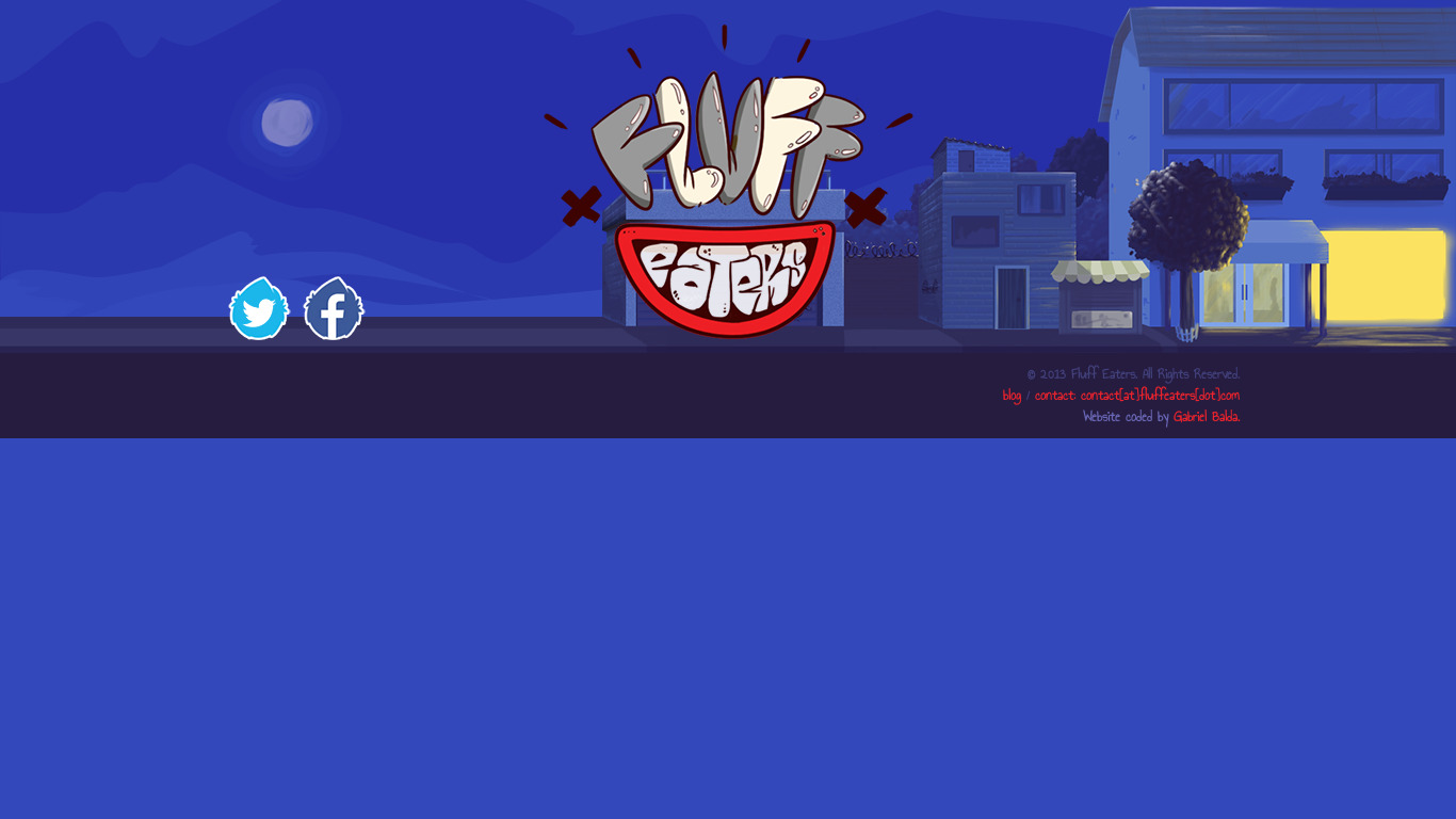 Fluff Eaters Landing page