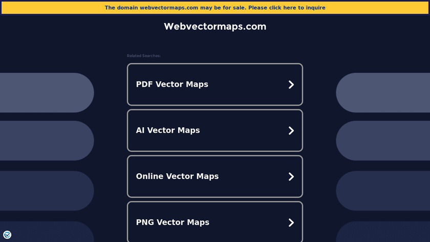 Web Vector Maps Landing Page