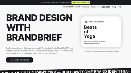 Brandbrief weekly Design Briefs image