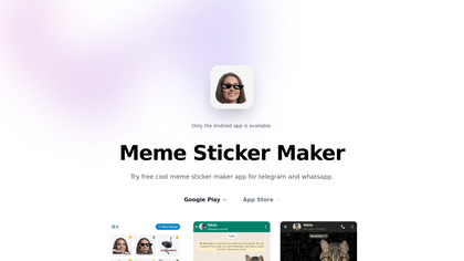 Meme Sticker Maker image