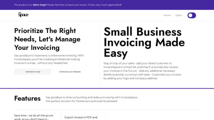 Invoice Space image