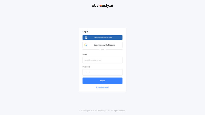 Obviously AI + Zapier Landing Page